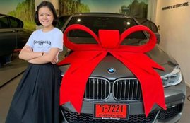 thailand girl buys BMW 7 Series, 12 years old girl bought BMW 7 Series, thailand girl Natthanan bmw car, BMW 7 Series price, BMW 7 Series features