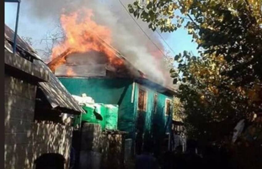 burnt house