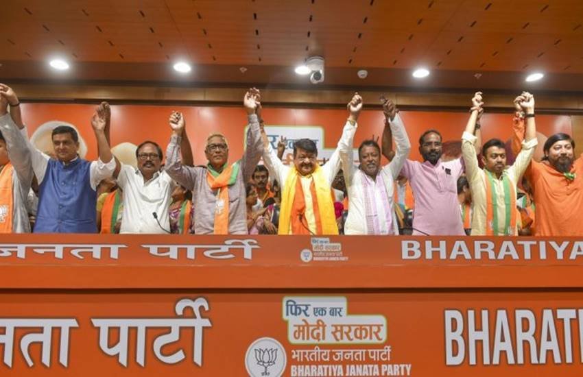 भाजपा ने ‘अल्पसंख्यक बहुल’ जिलों मे बेहतर प्रदर्शन किया,, 50 प्रतिशत से अधिक सीटें जीती। (फोटो-पीटीआई)