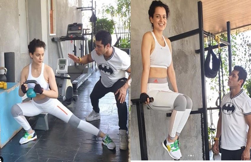 कंगना रनौत और योगेष भटेजा (Source: Yogesh Bhatej/@yogeshfitness)