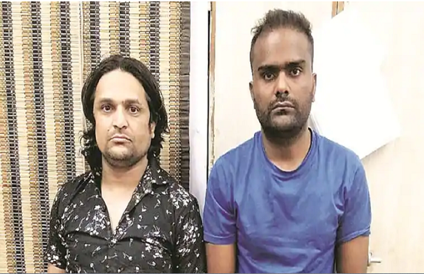 अपराधी कुणाल और उसका सहयोगी शाहिद। (pc-Indian express file photo) 