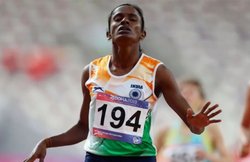 एशियाई चैंपियनशिप में गोल्ड जीतने वाली गोमती मारीमुथु डोप टेस्ट में फेल, लगा बैन