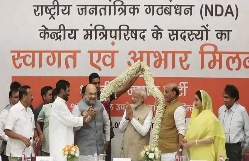 शिवसेना, जदयू, लोजपा, शिअद को कैबिनेट में जगह मिलने की उम्मीद। (फोटोः इंडियन एक्सप्रेस)