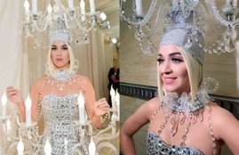 Entertainment, Celebrities, Style, News, Fashion, Katy Perry, Met Gala 2019, met gala 2019,cheeseburger,twitter, katy perry lamp dress, katy perry songs