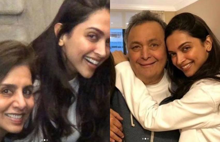 deepika padukone meets rishi kapoor, neetu kapoor instagram, deepika meets rishi neetu in nyc, rishi kapoor cancer free, rishi kapoor in nyc, deepika padukone met gala, deepika padukone in nyc