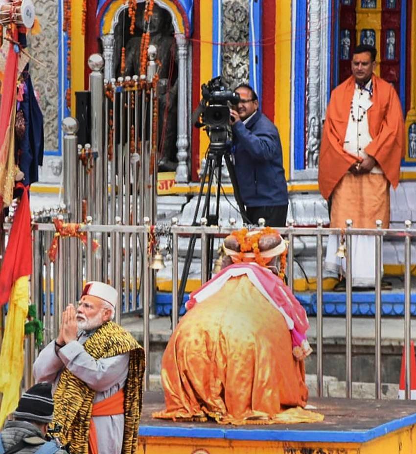 PM Modi in Kedarnath