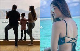 shilpa shetty thailand vacation, shilpa shetty pool picture, shilpa shetty son, viaan raj kundra, shilpa shetty vacation photos, shilpa shetty koh samui, raj kundra, शिल्पा शेट्टी, वैकेशन, वियान
