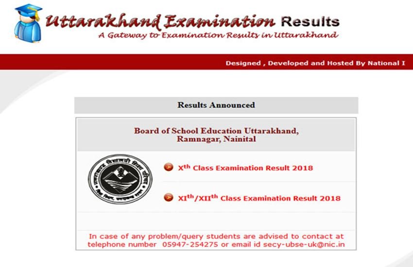 उत्तराखंड बोर्ड ने जारी किया 10वीं का रिजल्ट
