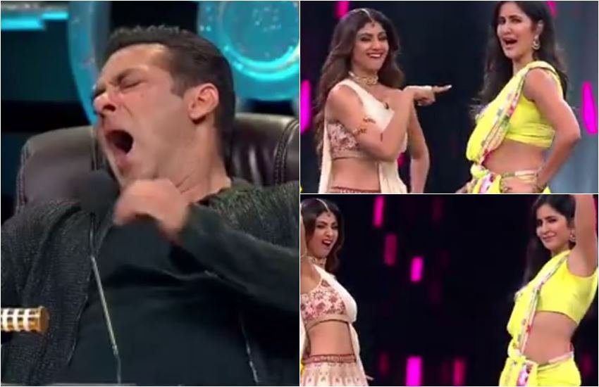 Super Dancer Chapter 3, Super Dancer Chapter 3, salman Khan yelling to see Katrina Kaif, Shilpa Shetty performance in super dancer 3, bharat actor salman khan reaction on katrina kaif dance, katrina salman khan, salman khan and katrina kaif, entertainment news, bollywood news., television news