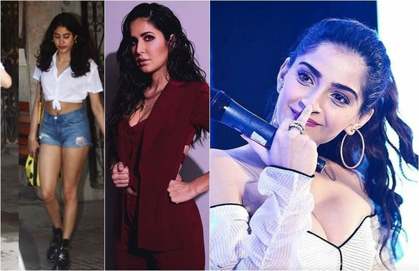 जान्हवी कपूर, सोनम कपूर और बीच में कैटरीना कैफ