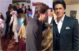 Shahrukh Khan, SRK, Shahrukh Khan reached to makeup man sister wedding, Shahrukh khan gave his make up man a surprise visit, Shahrukh Khan is unbelievable, entertainment news, bollywood news, television news