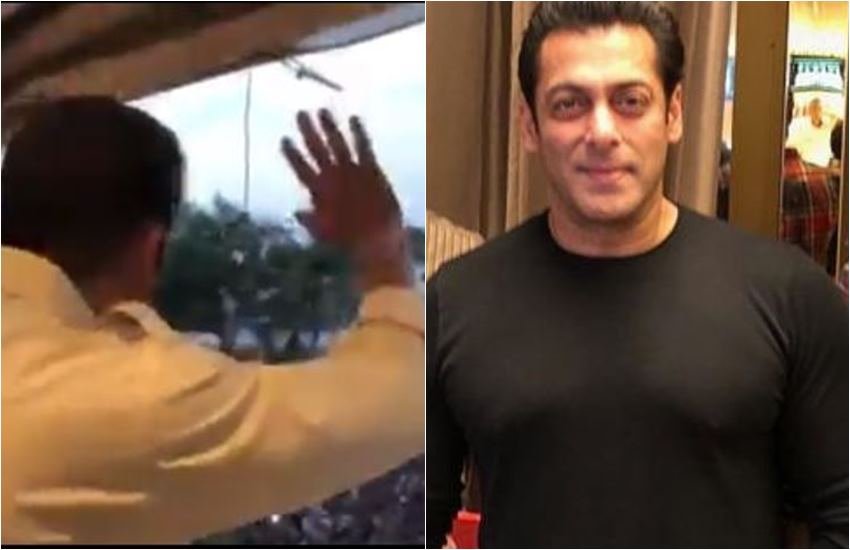 Salman Khan, Salman Khan Reached To his fans, Salman Khan as Eid Ka Chand, fans goes crazy when Bharat Actor Salman Khan comes at balcony, Salman Khan house in Galaxy Apartment, entertainment news, bollywood news, television news, entertainment news