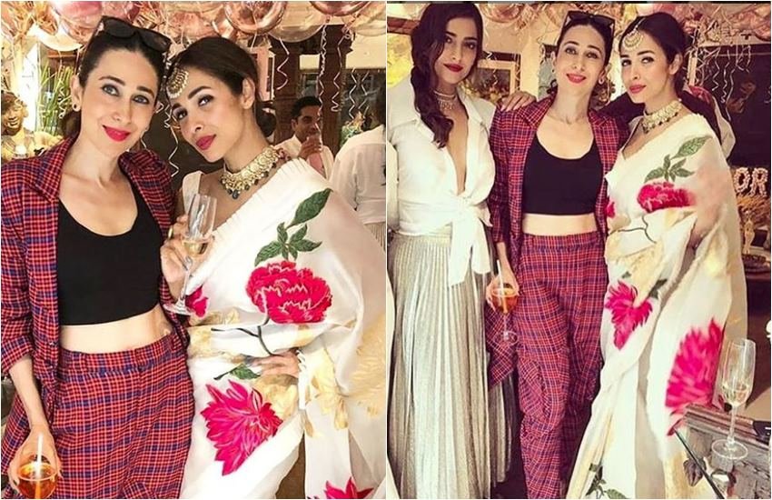 Malaika Arora, Sonam Kapoor brother Arjun Kapoor, Sonam Kapoor Birthday party, sonam kapoor and malaika arora, arjun kapoor rumour girlfriend Malaika, malaika arora Reached sonam Birthday Party, Malaika In a saree and mangteeka, people trolling Maliaka Arora for wearing mangteeka in sonam birthday, entertainment news, bollywood newsm television news Malaika Arora, Sonam Kapoor brother Arjun Kapoor, Sonam Kapoor Birthday party, sonam kapoor and malaika arora, arjun kapoor rumour girlfriend Malaika, malaika arora Reached sonam Birthday Party, Malaika In a saree and mangteeka, people trolling Maliaka Arora for wearing mangteeka in sonam birthday, entertainment news, bollywood newsm television news