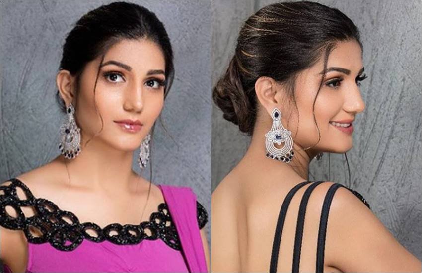 Sapna Choudhary, Sapna Choudhary fans asking to haryanvi singer, Sapna Choudhary desi queen Tattoo, Sapna Choudhary dance, Sapna Choudhary back Tattoo, sapna choudhary new pictures with hot deep back dress, sapna choudhary hot deep back dress, entertainment news, bollywood news, television news