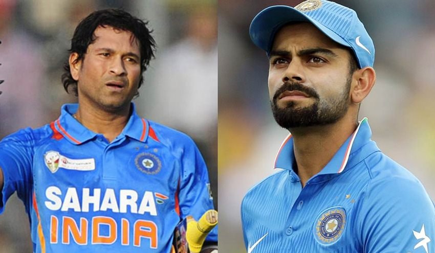 सचिन से बेहतर कोहली की औसत: विराट कोहली का टेस्ट में 53.76, ODI में 59.67 और टी-20 में 50.29 का औसत है। सचिन का औसत टेस्ट में 53.79, ODI में 44.83 और टी-20 में 10 का है। टेस्ट में कोहली सचिन से मात्र .03 पॉइंट पीछे हैं।