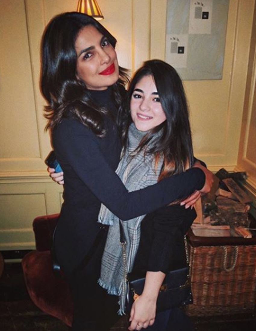 The Sky Is Pink, The Sky Is Pink shooting is wrap up, Priyanka Chopra In The sky is pink, Priyanka chopra and zaira wasim partying harder, priyanka chopra and zaira waseem having fun in party, priyanka get hurt in knees, entertainment news, bollywood news, television news