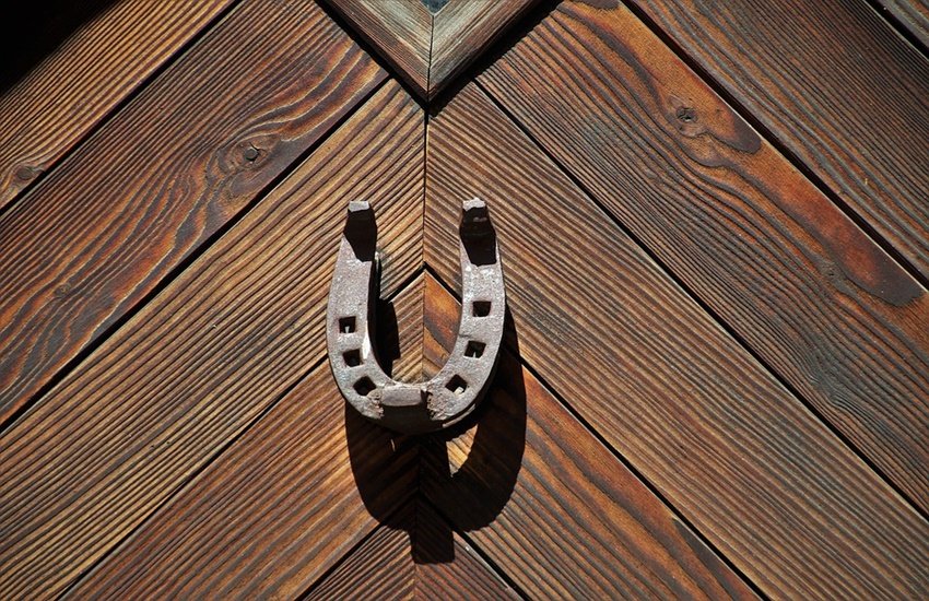 why people hang ghode ki naal at home