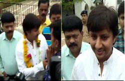 बैट से अफसर की पिटाई करने वाले बीजेपी एमएलए आकाश विजयवर्गीय का हुआ फूल-माला से स्वागत, कहा- ईश्वर दोबारा बल्लेबाजी का मौका न दे