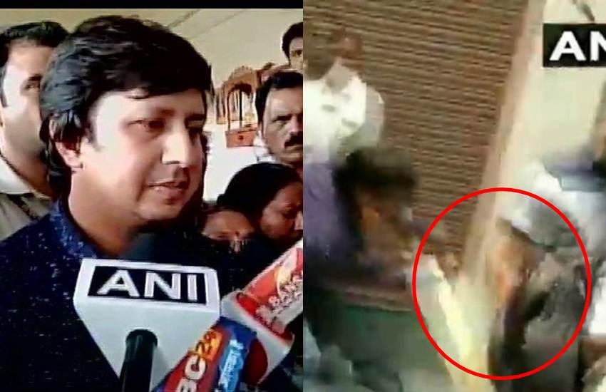 Akash Vijayvargiya, BJP MLA, Indore, Cricket Bat, Bat, Thrash, Municipal Corporation Officer, MCD Officer, Video, Indore, MP, Anti-Encroachment Drive, Indore News, MP News, State News, Trending News, Hindi News