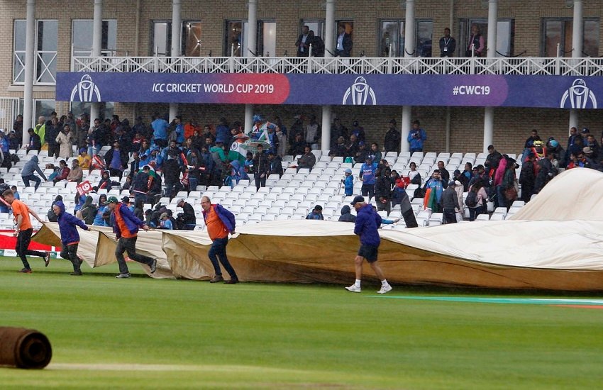 बारिश के कारण रद्द हो रहे वर्ल्ड कप के मुकाबले (फोटो सोर्स-bcci twitter)