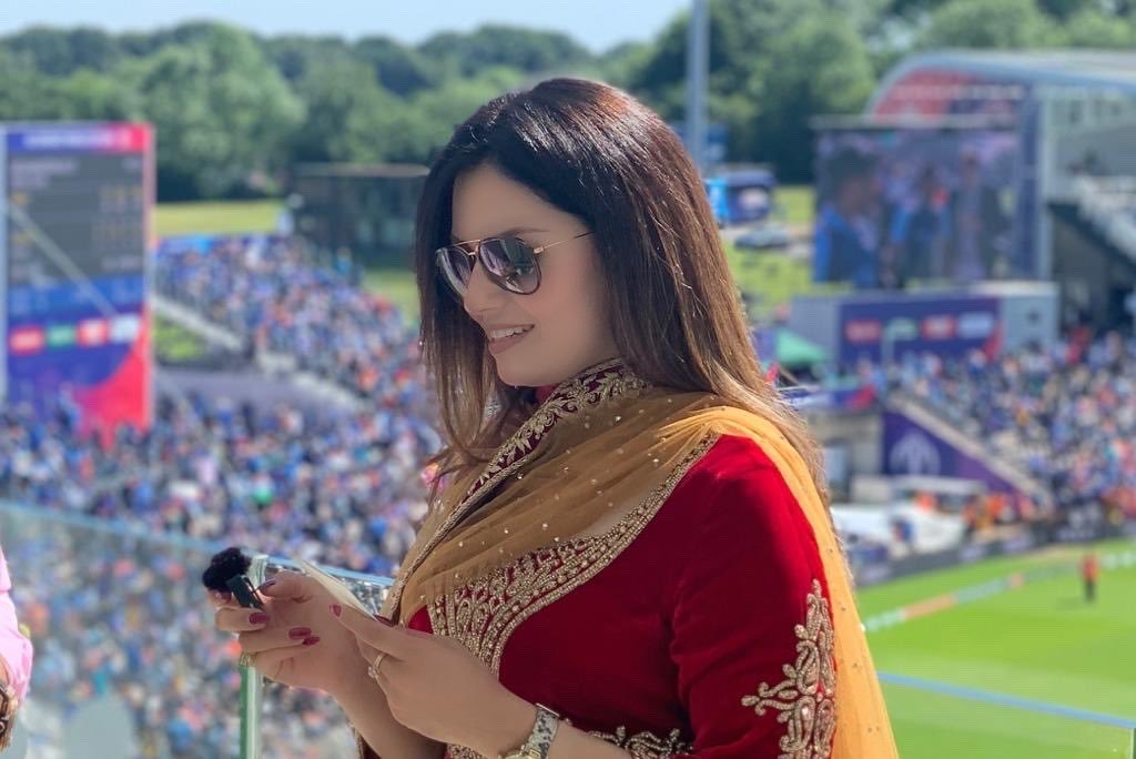 Icc, cricket world cup, harbhajan singh, afghan tv anchor, afghan tv presenter, diva patang, diva patang, ind vs afg