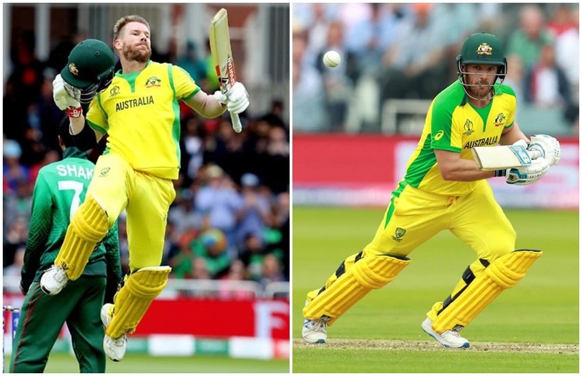 Cricket World Cup 2019 Schedule and Points Table: डेविड वार्नर और एरॉन फिंच।