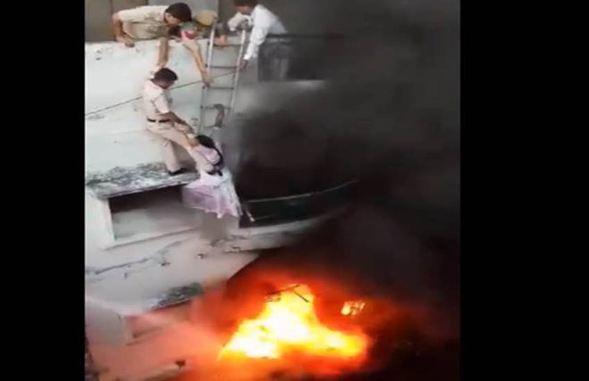 FIRE accident