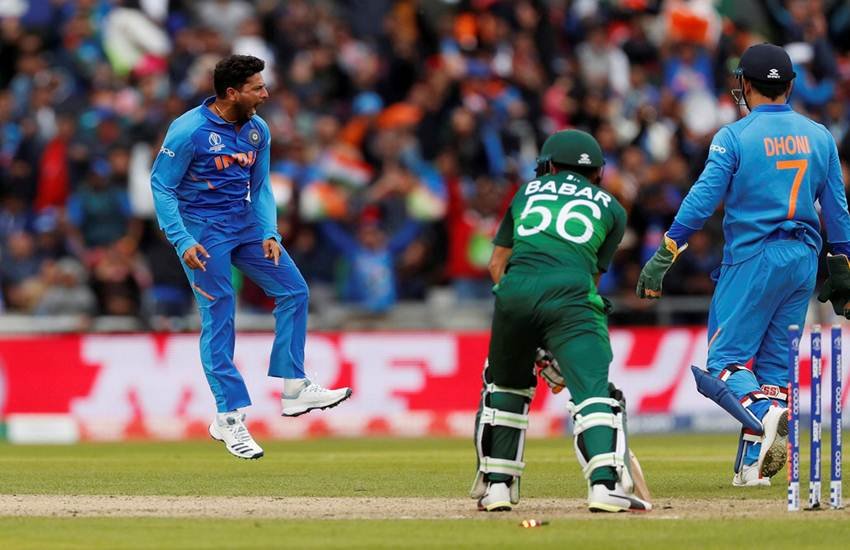 भारत और पाकिस्तान के बीच मैच का एक दृश्य। (Photo: Reuters)