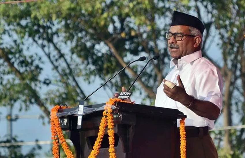 RSS के सरकार्यवाह कृष्ण गोपाल। फोटो सोर्स: इंडियन एक्सप्रेस