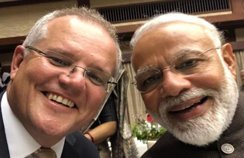 G20 Summit, Narendra Modi, India, Prime Minister, Australia, Australian PM, Scott Morrison, Selfie, Tweet, Caption, Friend, 'Kitna accha hai Modi', Osaka, Japan, International News, Trending News, India News, National News, Hindi News