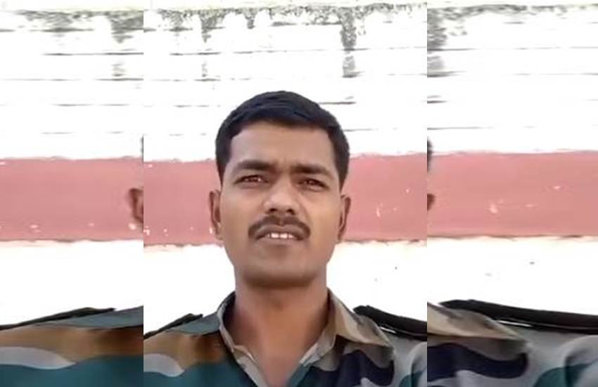 जम्मू-कश्मीर में तैनात जवान एस स्वामी। (Photo: Video Twitter@JogulambaV)