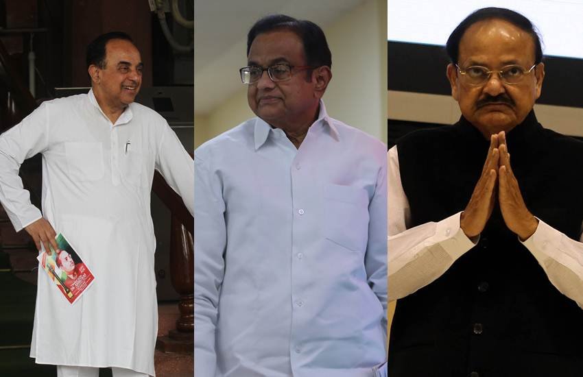 भाजपा सांसद सुब्रमण्यम स्वामी ने पी चिदंबरम के खिलाफ लिखी चिट्ठी को लेकर वैंकेया नायडू पर निशाना साधा है। (Express Photo) भाजपा सांसद सुब्रमण्यम स्वामी ने पी चिदंबरम के खिलाफ लिखी चिट्ठी को लेकर वैंकेया नायडू पर निशाना साधा है। (Express Photo)
