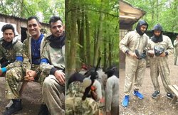 हाथों में बंदूकें लेकर जंगल में क्या रही विराट कोहली की सेना? सामने आया VIDEO