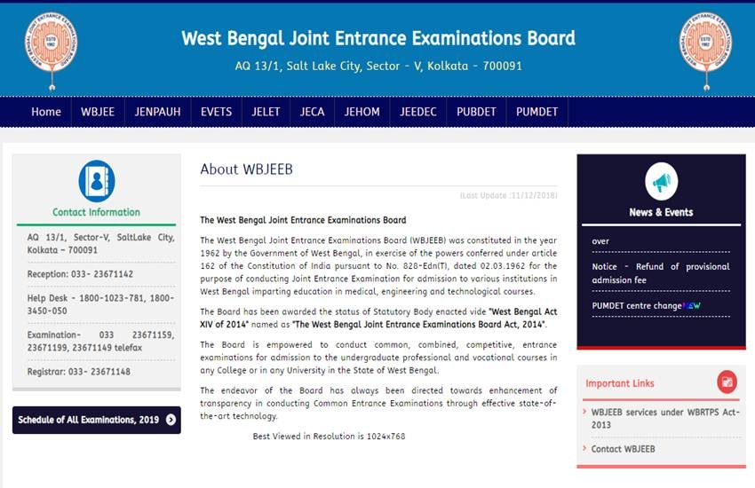 wbjee, wbjee result, wbjee result 2019, wbjee results 2019, wbjeeb.nic.in, wbjeeb.nic.in result 2019, west bengal joint entrance examination result 2019, west bengal joint entrance examination result, wbjee rank card, wbjee 2019 result