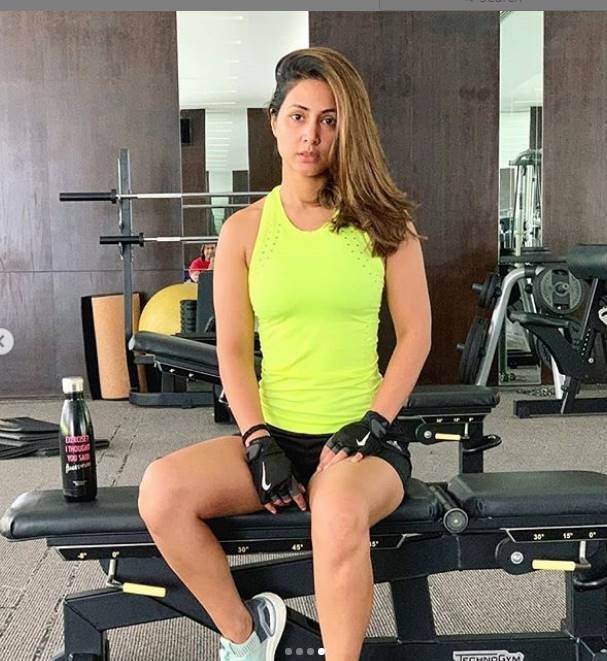 ina Khan,Hina Khan news, Hina Khan updates, Hina Khan RockyJaiswal, Hina Khan Kasautii Zindagii Kay, Hina Khan Love, Hina Khan Hot , Hina Khan Pictures, Hina Khan Cannes, hina khan in gy, hina khan workout