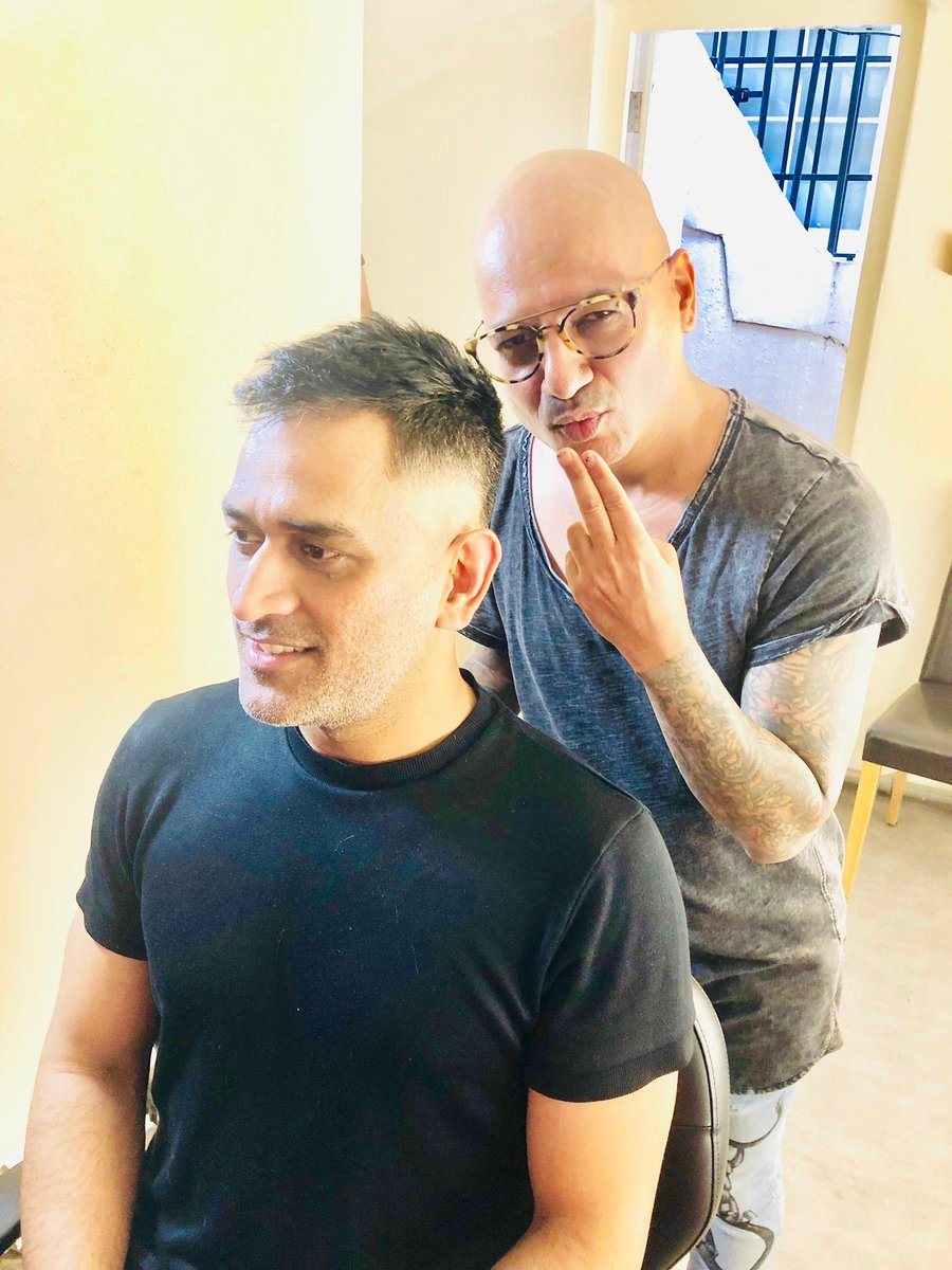 icc world cup 2019, virat kohli, ms dhoni, hardik pandya, ms dhoni haircut, virat kohli new haircut, ms dhoni hairstylist, world cup 2019 haircuts, hardik pandya new haircut, india cricketers hairstyle photos