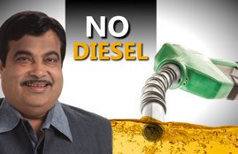 Maharastra 6 district diesel free, Nagpur, Bhandara, Gondia, Chandrapur, Gadchiroli, Wardha, diesel-free, Union Minister Nitin Gadkari