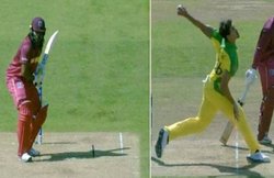 World Cup 2019: अंपायर की गलती वेस्टइंडीज को पड़ी भारी, नो बॉल पर आउट दिए गए क्रिस गेल