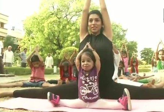 Jyoti Amge,International Day of Yoga,international day of yoga 2019,yoga day theme
