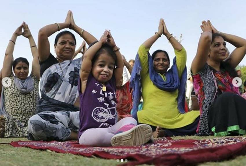 Jyoti Amge,International Day of Yoga,international day of yoga 2019,yoga day theme