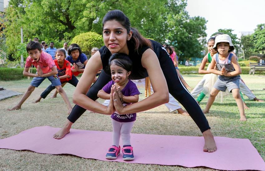 Jyoti Amge,International Day of Yoga,international day of yoga 2019,yoga day theme