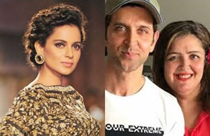 ऋतिक रोशन, सुनैना रोशन और कंगना रनौत।(फोटो सोर्स- सोशल मीडिया) ऋतिक रोशन, सुनैना रोशन और कंगना रनौत।(फोटो सोर्स- सोशल मीडिया)