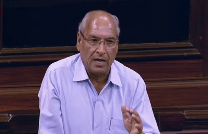 राम कुमार कश्यप साल 2014 में राज्यसभा सांसद बने थे। (फोटोः वीडियो स्क्रीनशॉट)
