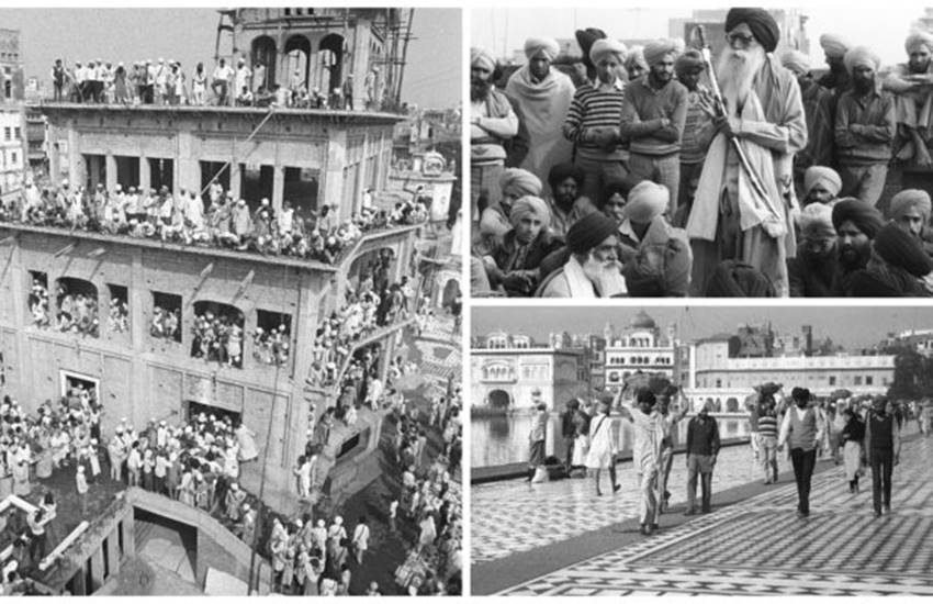 इंदिरा सरकार के समय सेना का सबसे बड़ा प्रोजेक्ट था ऑपरेशन ब्लू स्टार। (Photo- Express Team)