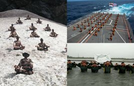 indian Navy yoga, Navy jawan yoga. ITBP yoga, Narendra Modi, international yoga day, international yoga day 2019, world yoga day, yoga day 2019 india, june 21 yoga day, yoga day india