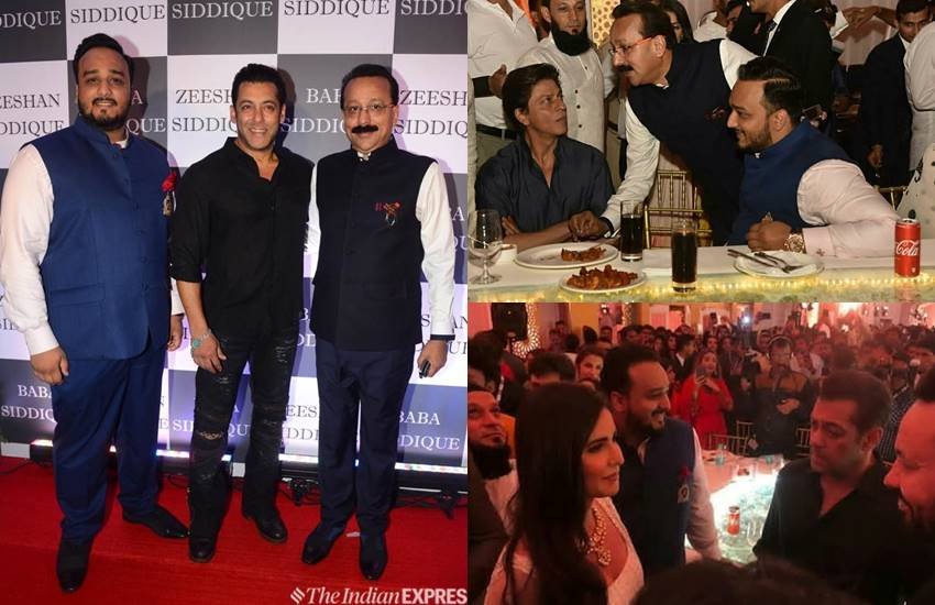 Salman khan, SRK, Katrina Kaif, shah rukh khan, srk salman, mouni roy, Urmila Matondkar, Baba Siddique Iftar party, urmila, shahrukh"