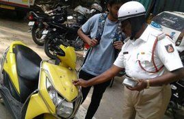police sticker of car and bike, press sticker on vehicle, judge sticker on car, mumbai police, traffic rules, new traffic rules fine
