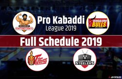 Pro Kabaddi 2019 Schedule, Match Time Table: प्रो कबड्डी लीग सीजन-7 का पूरा शेड्यूल, जानिए यहां