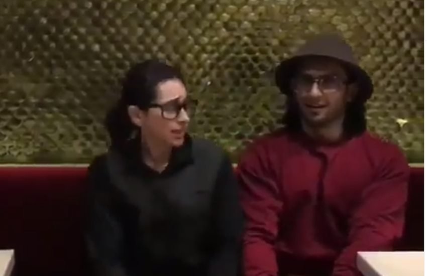 एक्टर रणवीर सिंह और करिश्मा कपूर। (फोटो सोर्स-वीडियो स्नैप शॉट) एक्टर रणवीर सिंह और करिश्मा कपूर। (फोटो सोर्स-वीडियो स्नैप शॉट)