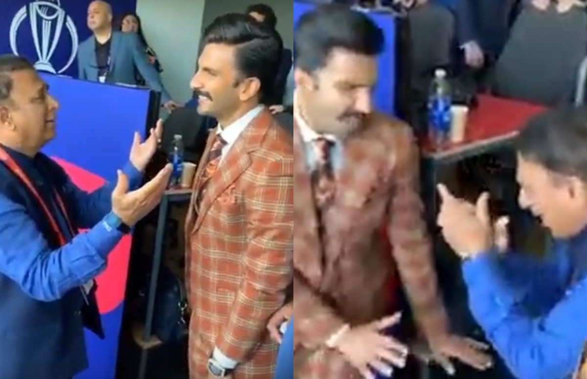 रणवीर सिंह और सुनीव गावस्कर का डांस वीडियो जो काफी वायरल हो रहा है। (फोटो-वीडियो स्नैप शॉट)
